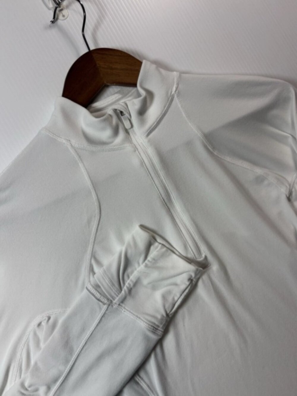 Lululemon Women's Its Rulu Run Half-Zip White Size 8